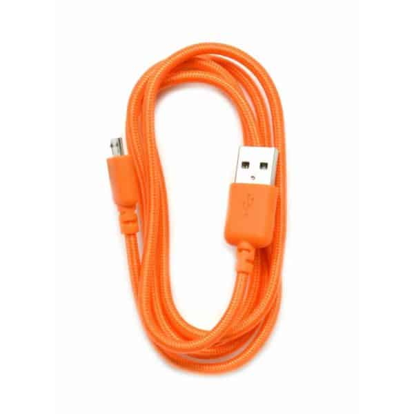 Καλώδιο σύνδεσης κορδόνι Ancus USB σε Micro USB με ενισχυμένες επαφές πορτοκαλί 5210029008719