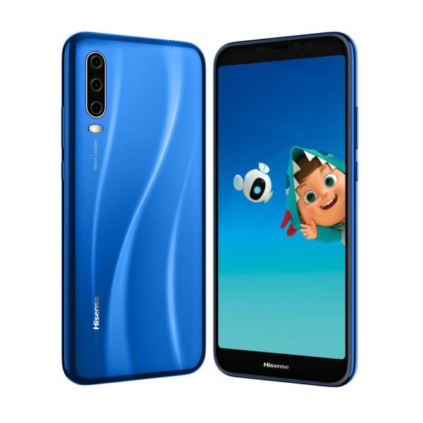 smart phone hisense infinity E30 μπλε με δώρο θήκη