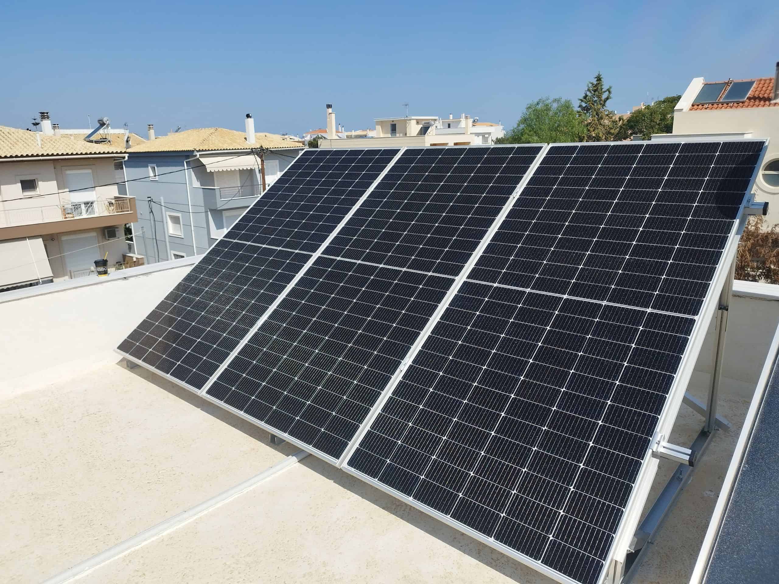 fotovoltaiko-4.95kw-net-metering-me-mpataria huawei-10kWh-agios-georgios-korinthos-2