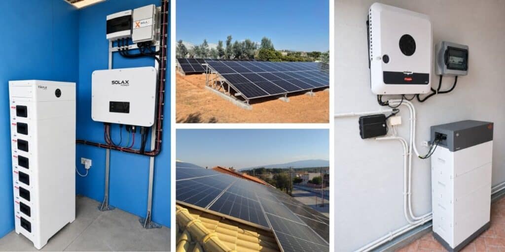 Φωτοβολταϊκά πάνελ, inverter και μπαταρίες σε έργα της Elenis Electric